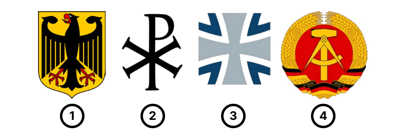 Welches ist das Wappen der Bundesrepublik Deutschland?