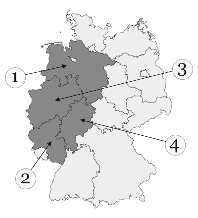 Welches Bundesland ist Nordrhein-Westfalen?