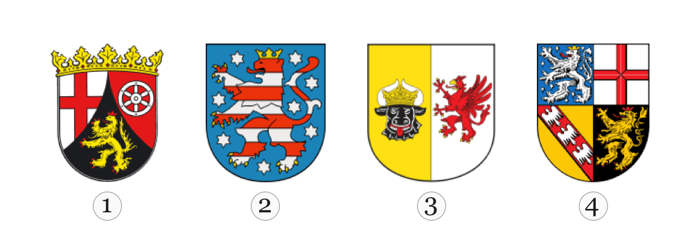 Welches Wappen gehört zum Bundesland Saarland?